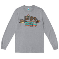 Heather Grey bride tribe Long Sleeve Tee - CowhideDigitalArt