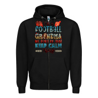 Black i'm a american football grandma we don't do that k Zipper Hoodie - Jasminsmagicworld