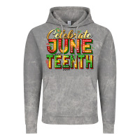 Cloud Rock celebrate juneteenth Vintage Hoodie - Zillion Design Studio