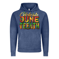 Vintage Denim celebrate juneteenth Vintage Hoodie - Zillion Design Studio