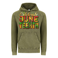 Vintage Olive celebrate juneteenth Vintage Hoodie - Zillion Design Studio