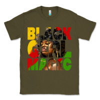 Army Green black girl magic juneteenth Classic Tee - HRA Design Shop
