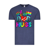 Vintage Denim free dad hugs Vintage Tee - Zillion Design Studio