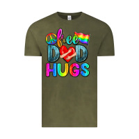Vintage Olive free dad hugs Vintage Tee - Zillion Design Studio