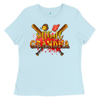 Baby Blue softball grandma Ladies Tee - AdoDesignShop