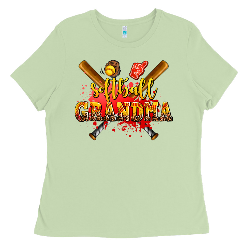 Softball Grandma Ladies Tee by AdoDesignShop | Teevron