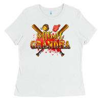 White softball grandma Ladies Tee - AdoDesignShop