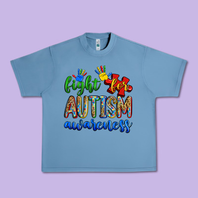 Fight For Autism Awareness Urban Heavy Tee Designed By Zillion Design Studio