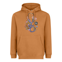 Meerkat floral stethoscope Heavyweight Hoodie - MaliasSmallBusiness