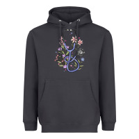 Smoke floral stethoscope Heavyweight Hoodie - MaliasSmallBusiness