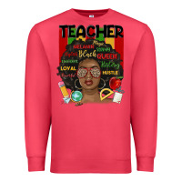 Cardinal black woman teacher Premium Sweatshirt - MaliasSmallBusiness