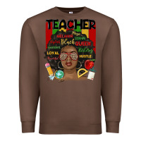 Chestnut black woman teacher Premium Sweatshirt - MaliasSmallBusiness