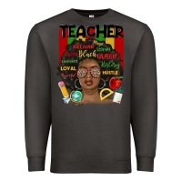 Smoke black woman teacher Premium Sweatshirt - MaliasSmallBusiness