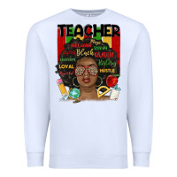 White black woman teacher Premium Sweatshirt - MaliasSmallBusiness