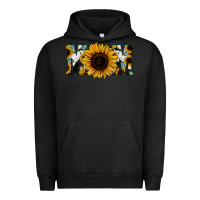 Pigment Black Sunflower Turquoise Cowhide Mom Urban Hoodie - Bettercallsaul