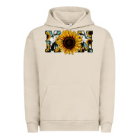 Pigment French Oak Sunflower Turquoise Cowhide Mom Urban Hoodie - Bettercallsaul