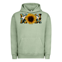 Pigment Oil Green Sunflower Turquoise Cowhide Mom Urban Hoodie - Bettercallsaul