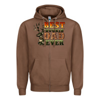 Chestnut best buckin' dad ever Zipper Hoodie - Artiststas