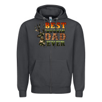 Smoke best buckin' dad ever Zipper Hoodie - Artiststas