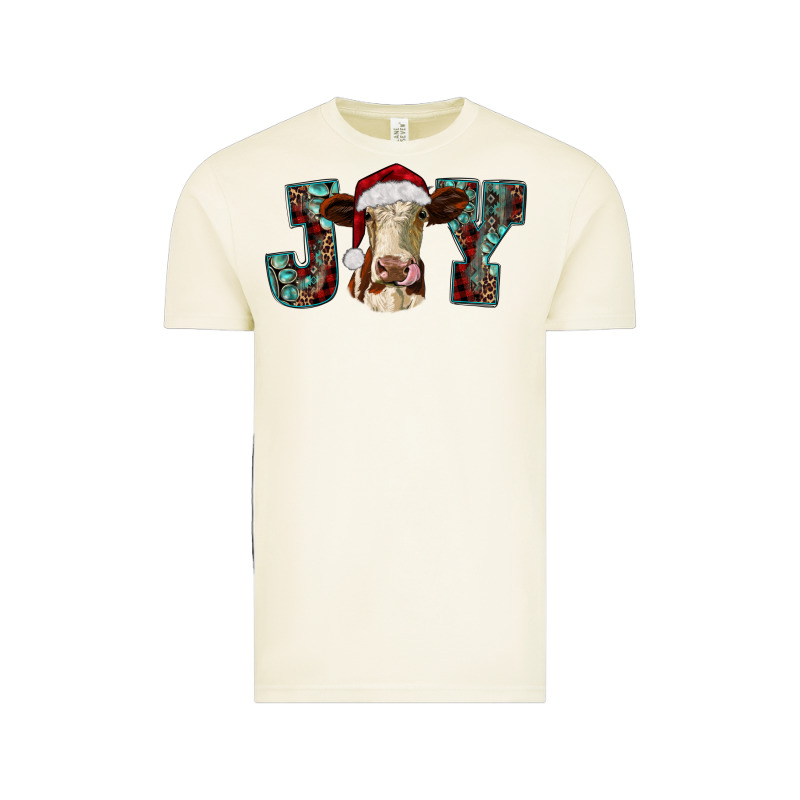 Christmas Joy With Heifer Cow Vintage Tee by RanaPortraitStore | Teevron