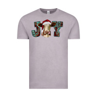 Vintage Zinc christmas joy with heifer cow Vintage Tee - RanaPortraitStore