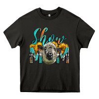 Asphalt Western Show Mom Sheep Heavy Core Tee - LillyAllenDesigns