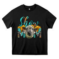 Black Western Show Mom Sheep Heavy Core Tee - LillyAllenDesigns