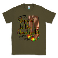 Army Green steppin' in to juneteenth heels Classic Tee - HRA Design Shop