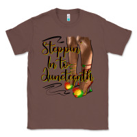 Chestnut steppin' in to juneteenth heels Classic Tee - HRA Design Shop