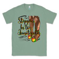 Sage steppin' in to juneteenth heels Classic Tee - HRA Design Shop