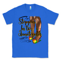 True Royal steppin' in to juneteenth heels Classic Tee - HRA Design Shop