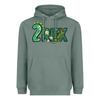 Sage two rex Heavyweight Hoodie - MaliasSmallBusiness