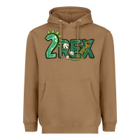 Toasted Coconut two rex Heavyweight Hoodie - MaliasSmallBusiness
