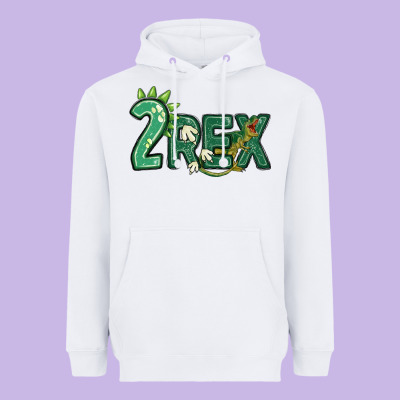 Two Rex Heavyweight Hoodie Designed By Maliassmallbusiness