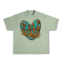 Oil Green fall vibes heart Urban Heavy Tee - RanaPortraitStore