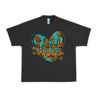 Pigment Black fall vibes heart Urban Heavy Tee - RanaPortraitStore