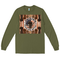 Army Green black lives matter Long Sleeve Tee - HRA Design Shop