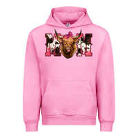 Fuchsia Pink Highland Cow Mom Urban Hoodie - Bettercallsaul