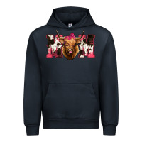 Navy Highland Cow Mom Urban Hoodie - Bettercallsaul