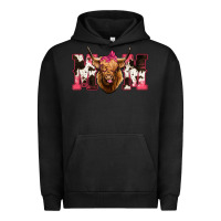 Pigment Black Highland Cow Mom Urban Hoodie - Bettercallsaul