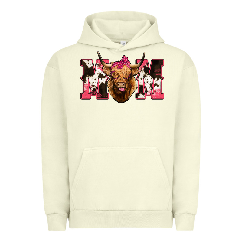 Highland Cow Mom Urban Hoodie by Bettercallsaul | Teevron