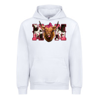 White Highland Cow Mom Urban Hoodie - Bettercallsaul