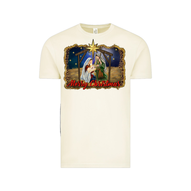 Merry Christmas Holy Family Vintage Tee by RanaPortraitStore | Teevron