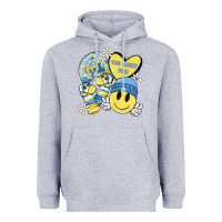 Heather Grey the lucky few Heavyweight Hoodie - MaliasSmallBusiness