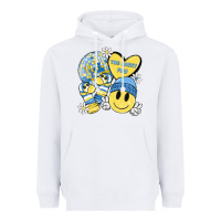 White the lucky few Heavyweight Hoodie - MaliasSmallBusiness