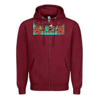 Burgundy western nurse libbey glass Zipper Hoodie - BundleAndBundleShop