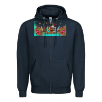 Navy western nurse libbey glass Zipper Hoodie - BundleAndBundleShop
