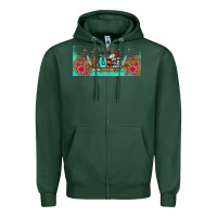 Sports Green western nurse libbey glass Zipper Hoodie - BundleAndBundleShop