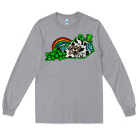 Heather Grey kentucky yall Long Sleeve Tee - CowhideDigitalArt