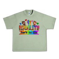 Oil Green equality hurts no one Urban Heavy Tee - Zillion Design Studio